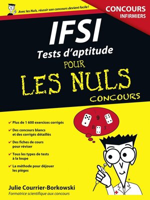 cover image of IFSI Tests d'aptitude Pour les Nuls Concours